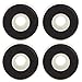 Jadeshay Ruote da Skateboard Uso delle sedi delle competizioni 5in Accessorio per Ruote con Staffa da Skateboard a Doppia curvatura 51x31mm 4 Pezzi(Bianca)