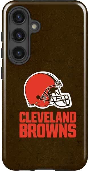 Skinit Impact Phone Case Compatible with Galaxy S24 - Officially Licensed NFL Cleveland Browns Team Jersey Design