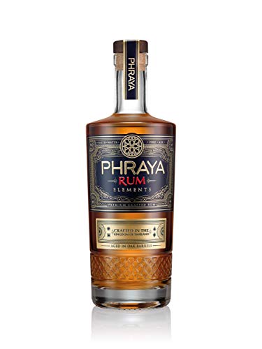PHRAYA Elements, Premium Gold Rum, Aged in Oak Barrels, Crafted In Central West Region of The Kingdom of Thailand, Gentle Spices, Leaving a Warm Lingering Finish, 40% vol, 70 cl PHRAYA Elements, Premium Gold Rum, Aged in Oak Barrels, Crafted In Central West Region of The Kingdom of Thailand, Gentle Spices, Leaving a Warm Lingering Finish, 40% vol, 70 cl – Phraya