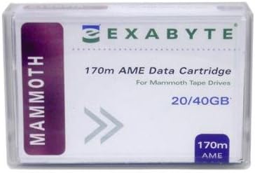 EXABYTE exatape ame 170m 8mm mammoth 20gb/40gb tape cartridge