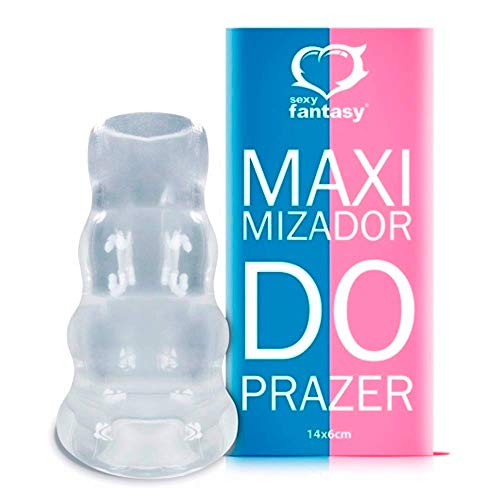 Capa Peniana Vazada Feita Em Silicone 10 X 3 Cm Maximizador Do Prazer Sexy Fantasy
