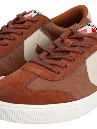 Image of Levi's Mens Stray Levis Men Colourblocked Suede Sneakers
