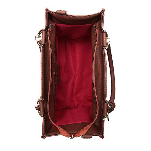 Kit De Bolsa Castelo Com Carteira WILLIBAGS (Caramelo)
