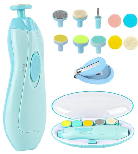 Gnker Baby Nail Trimmer Electric Nail File & Baby Nail Cutter