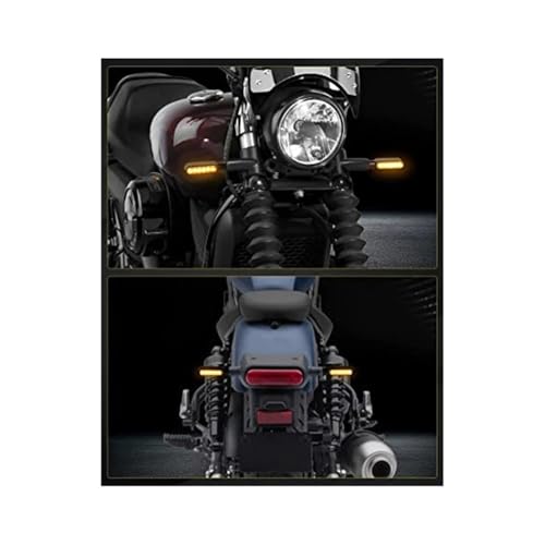 Clignotants de moto ambrés pour Touring : ne risquez plus l'invisible