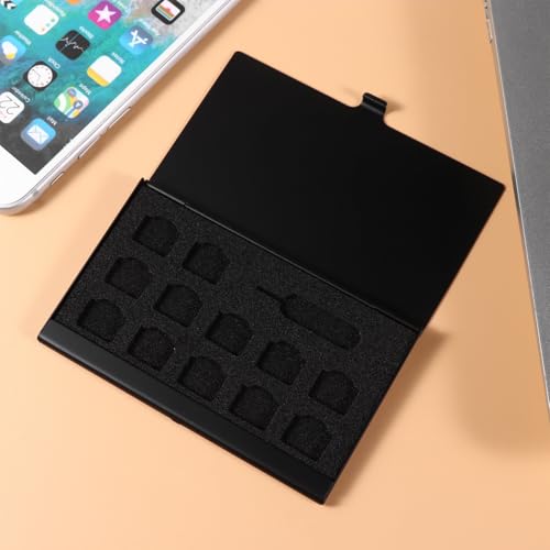 Soporte para Nano Sim de aleación portátil y estuche de almacenamiento 7