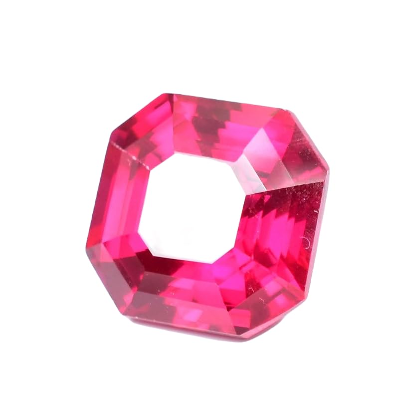 Rubis naturel Asscher 12mm GH_NAT_11530 pour haute joaillerie
