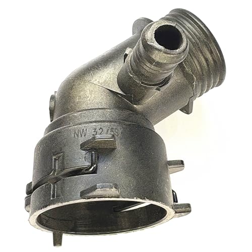 7500748, 7500747,NW32,Thermostat Upper & Lower Coolant Hoses Connector Kit for BMW,X3,X5,X1,3 Series,5 Series,E53,E83,F25,E70,F15,F48,E46,E90,F30,E60-Engine Cooling System Repair,Heater tube Adapter