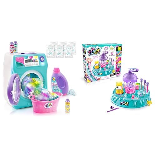 Canal Toys So Slime SSC 134 DIY Tie Dye Slime mit Waschmaschine Mixer und Slime Factory - DIY Slime Set für Kinder Fluffy Slime Slime mit Glitter Clay