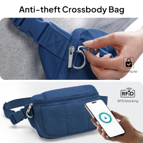 Image of TOPEAST Waist Pack 3.5L Fanny Packs with Water Bottle Holder