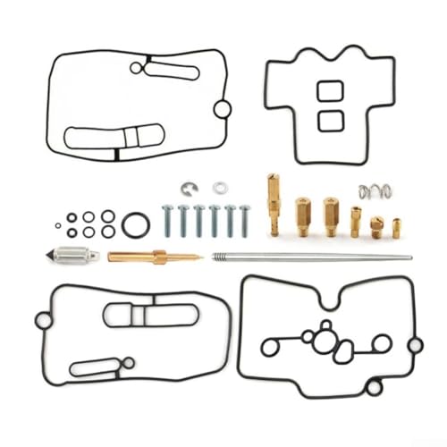 Carburetor Rebuild Kit for Keihin FCR 28 32 33 35 37 39 41mm, Complete Repair Set with Gaskets Jets and O-Rings, Metal Components for Motorcycle Engine Performance