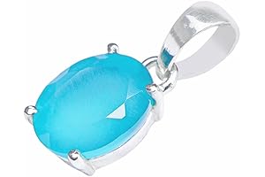 Scintillating Blue Chalcedony Pendant: Timeless Elegance in Sterling Silver