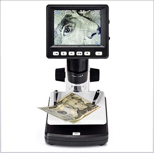 HJJH Einstellbare LED-Licht Videokamera Mikroskop, 3,5-Zoll-Bildschirm, Unterstützungs-USB-Anschluss Computer und TV…