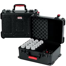 Designed to Hold Up to 15 Wired Microphones Nearly Indestructible Polyethylene Construction TSA Approved Locking Latch Ideal for Air Travel Foam Padded Microphone Drops with Large Internal Storage Section for Mic Cables and Accessories Surface Mounte...
