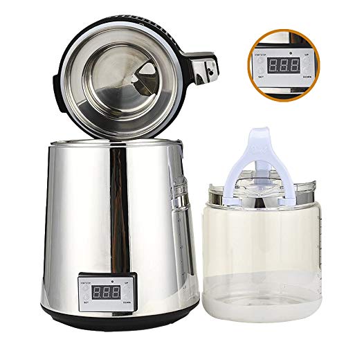 Wmn_Trulystep 4L/1Gal Still Electric Countertop Alcohol Distiller With Connection Bottle Home Brew Wine Making Kits For Diy Whisky Wine Brandy Vodka #TOP1
