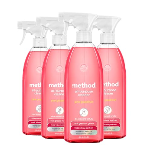method All-Purpose Cleaner Spray, Pink Grapefruit , 28 fl oz, 4 pack…