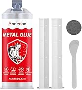 Metal Glue 2.82oz Super Glue Metal to Metals Adhesive for Liquid Weld, Cold Weld, Exhaust Repair ...
