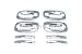 Razer Auto 2000-2006 Chevy Chevrolet Suburban/Tahoe /1999-2006 Chevy Silverado /2002-2006 Chevy Avalanche/2000-2006 GMC Yukon /1999-2006 GMC Sierra Door Handle Covers 4Dr W/Passenger Key Hole