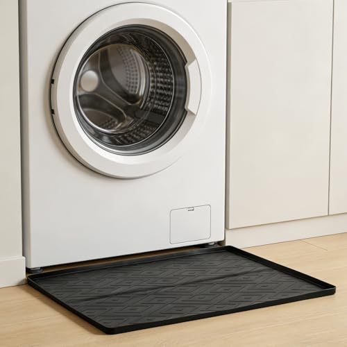 Alfombrilla de silicona para mini nevera y lavadora con borde elevado 5