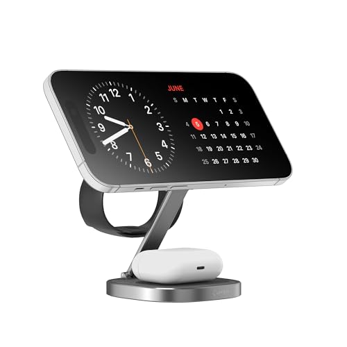 XLayer MagFix Pro 3 en 1 support chargeur sans fil magnétique iPhone 15 16 Watch