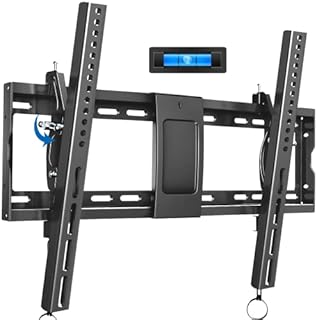 Tilting TV Wall Mount Bracket Design for 32-85 Inch LED Plasma Flat Curved Screen Large TVs ,JUSTSTONE Low Profile TV Mount with VESA 600x400mm Holds up to 165 Lbs, Fits 8" to 24" Studs,Can Be Leveled
