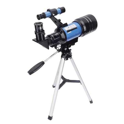 Telescopio refractor portátil para adultos y niños 70mm 300mm 15-150X miniatura 3