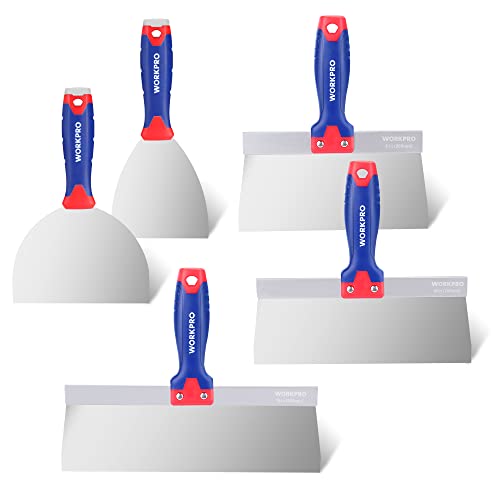 WORKPRO Stainless Steel Taping Knife Set