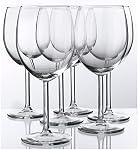 IKEA 123 SVALKA Vin blanc, verre clair, H:7" (X6), 1