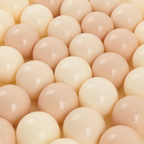 Bieco Balles pour piscine à balles Fleurs Vintage | 100 Pièces | Balles colorées | Piscine à balles pour enfants | Balles pour bébés et enfants Jeux pour...