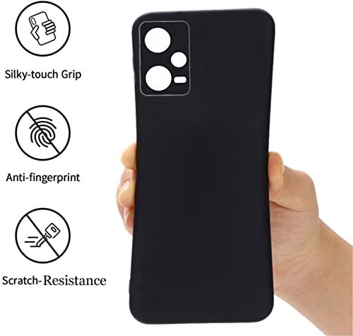 Image of A rtistque Back Cover Case for Mi Redmi Note 12 5G / Poco X5 with Camera Protection | Shockproof TPU|Stylish Protective Design|Slim Fit|Ultra Matte| Redmi Note 12 5G / Poco X5 5G Back Cover - Black
