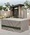 Garden Balsam Waterproof Rectangular Patio Table and Chair Cover Beige Green 74" L X 47" D X 28" H Outdoor General Purpose Furniture Covers Patio Furniture Set Cover