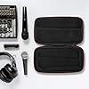 CLISPEED Portable Eva Microphone Carrying Bag with Secure Zipper and Mesh Compartment, Dual Handheld Microphone Pouch Travel Case for Protective Storage and Easy Transport #4