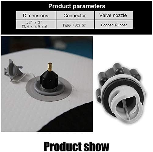 ZISONIX Adaptateur Pompe pour Kayak Sup Paddle Gonflable Bateau – vue 5