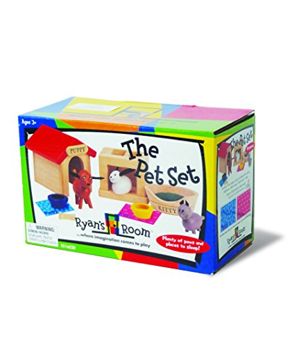Small World Toys Ryan's Room Wooden Doll House, Pet Set - Thumbnail 3