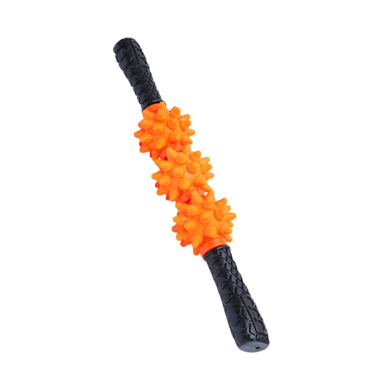 Beaupretty Rodillo Muscular de Yoga Agarres Ergonómicos y Control de Presión, Palo de Masaje para Aliviar Músculos y Mejorar la Relajación en Espalda y Cervical Color Aleatorio