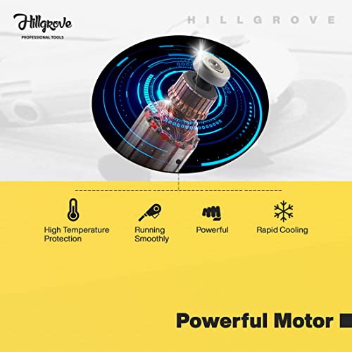 Image of Hillgrove HG-8015Ba Angle Grinder (100 mm Wheel Diameter)