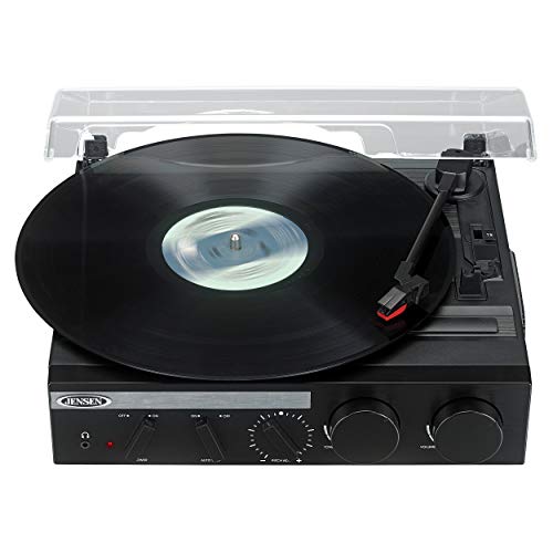 Jensen® 3-Speed Stereo Turntable With Built-In Speakers #TOP2
