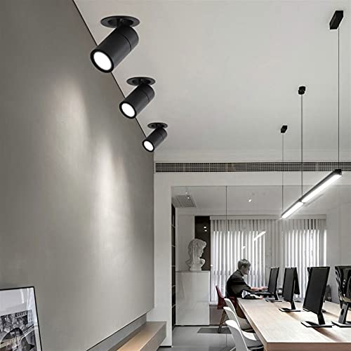 Focos LED empotrables de aluminio con acabado premium para techos modernos 3