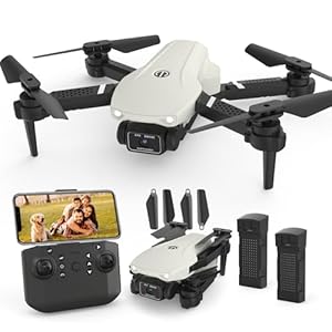TTROARDS10 Mini Drone for Boys with 720P HD FPV Drone with 2 Batteries One-Click Take Off/Landing, Altitude Hold, Headless Mode, 360° Flips, 3-Gear Speeds, Emergency Stop, Carrying Case, Toys Gifts for boys and Adults Beginner