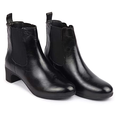 Image of FAUSTO Women Flared Heel Boots
