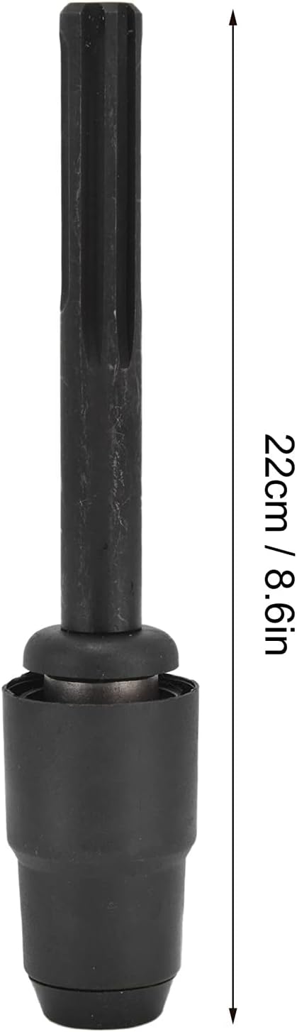 Converter Alloy Steel Glossy Adaptor Electric Drill Accessories for Precise Drilling and Extended Reach Professional and DIY Use 8.6 Inches