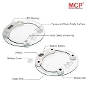 MCP Healthcare Digital Bathroom Weighing Scale For Personal Human Body Weighing Scale Upto 180 kg (Transparent) gallery image