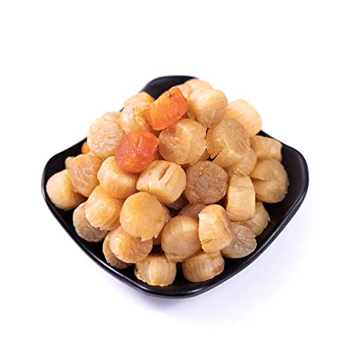 Dried Scallops,Yuan Scallops Dried Seafood Gan Bei Dried Scallops For Cooking Dried Scallops Chinese Wild Dried Scallop Seafood Marine Products Scallop Gan Yuan Bei, Gan Bei (32 Oz) #TOP8