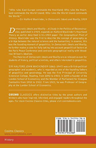 Democratic Ideals and Reality: A Study in the Politics of Reconstruction