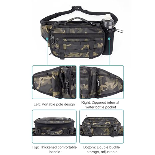 Porta herramientas impermeable Da y bolsa de hombro multiusos para senderismo 7