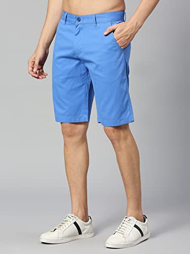 Image of Thomas Scott Men's | 100% Cotton | Solid | Above Knee | Button Closure | Chino | Casual Shorts for Men