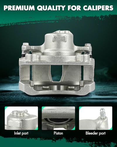 Image of SCITOO 19B6041 19B6040 Front Left & Right Disc Brake Calipers w /Bracket Fit For Lexus For GS300 2006,For Lexus For IS250 2009-2015, Single Piston