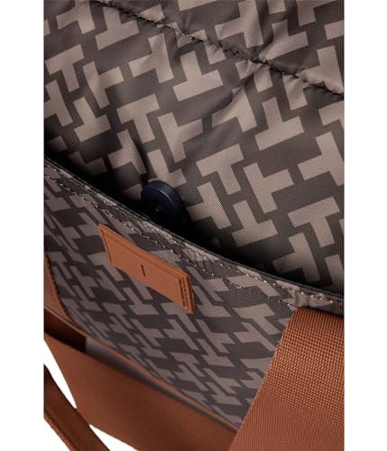 Tommy Hilfiger Kayna II Convertible Weekender TH Bias Smooth Nylon Dark Chocolate Tonal One Size4