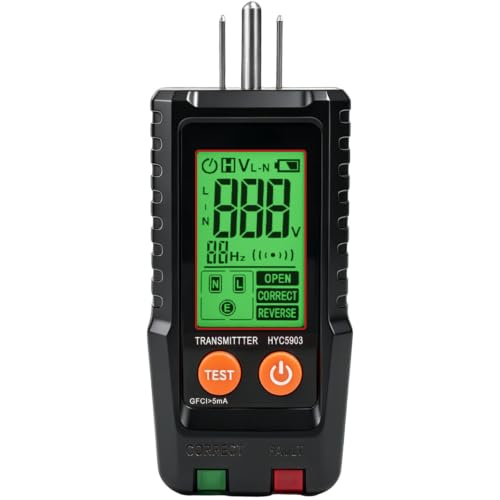 Zeltor Outlet Tester with GFCI and Wire Break Detection
