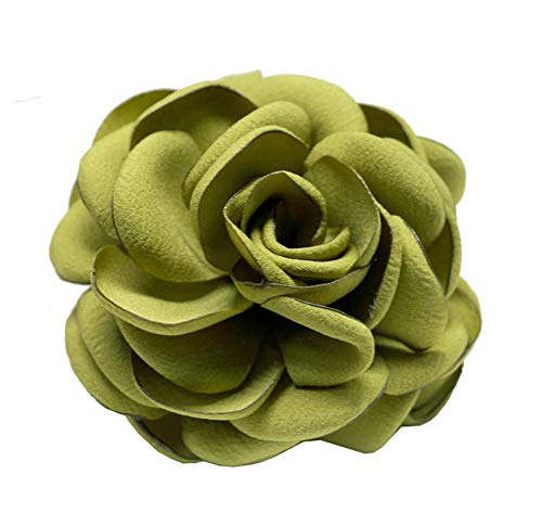 Cheerlife Haarclip Haarklipp Blumen Haarklammer Haarspange Ansteckblume Brosche Blumen Dunkelgrün Cover